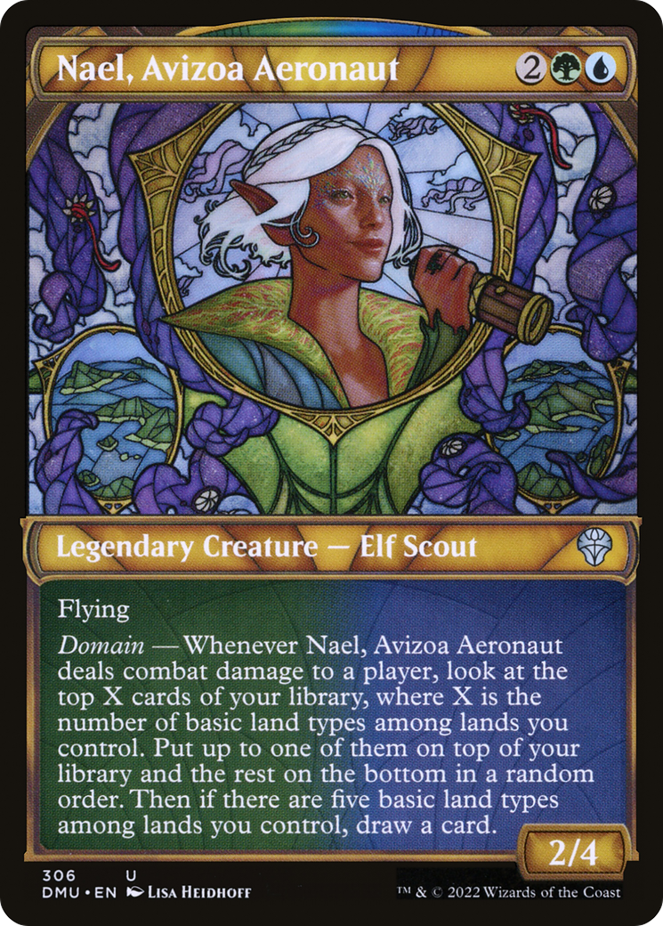Nael, Avizoa Aeronaut (Showcase) (DMU-306)  - Dominaria United: (Showcase)