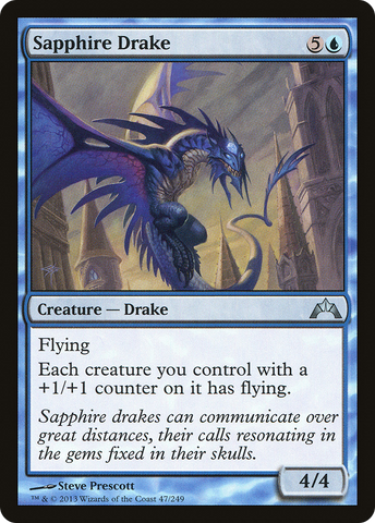 Sapphire Drake (GTC-047)  - Gatecrash