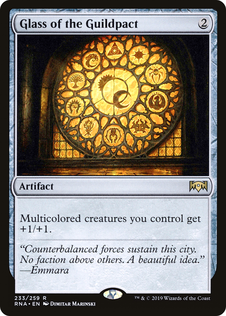 Glass of the Guildpact (RNA-233)  Foil - Ravnica Allegiance