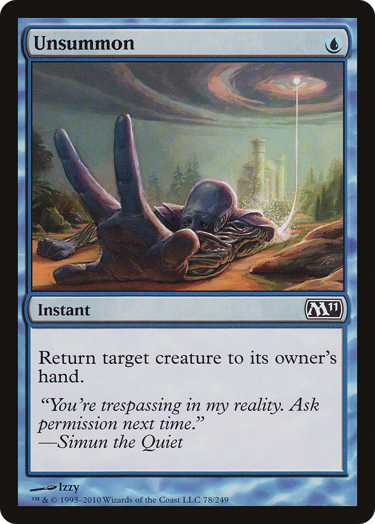Unsummon (M11-078)  - Magic 2011