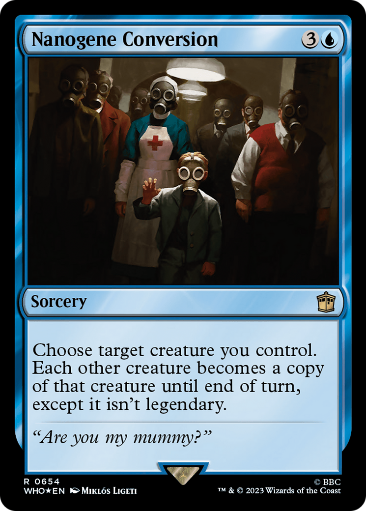 Nanogene Conversion (Surge Foil) (WHO-654)  Foil - Doctor Who