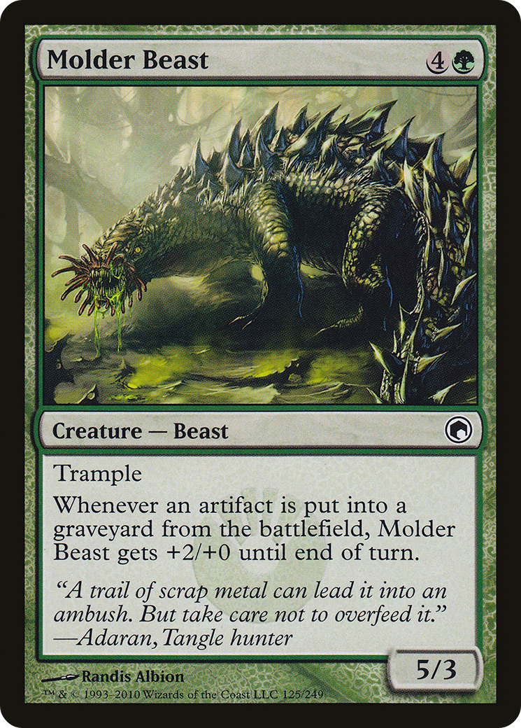 Molder Beast (SOM-125)  Foil - Scars of Mirrodin
