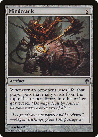 Mindcrank (NPH-144)  Foil - New Phyrexia