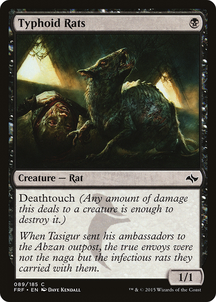 Typhoid Rats (FRF-089)  - Fate Reforged