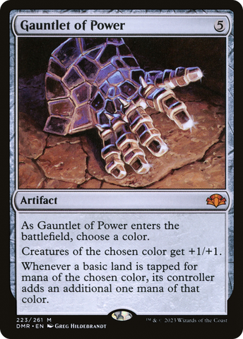 Gauntlet of Power (DMR-223)  Foil - Dominaria Remastered