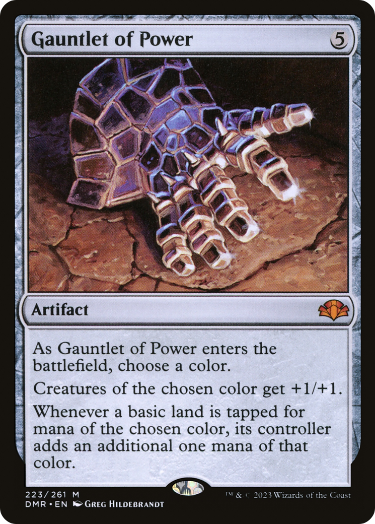 Gauntlet of Power (DMR-223)  Foil - Dominaria Remastered