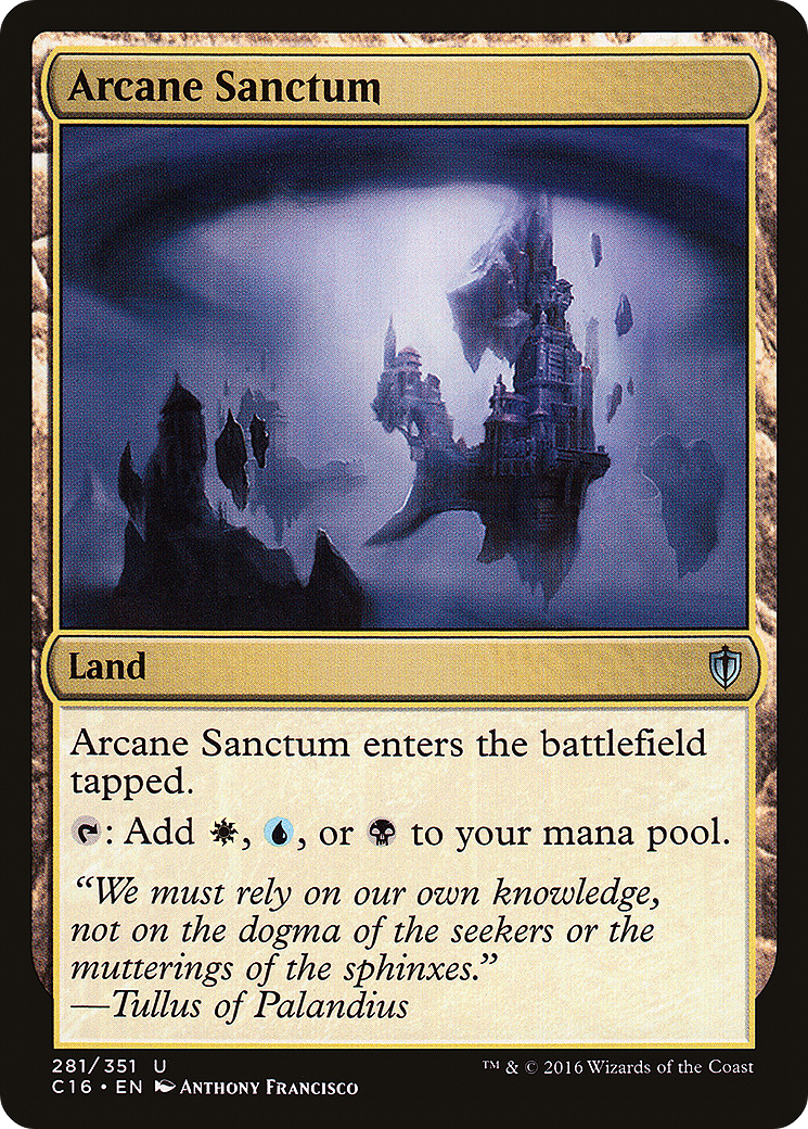 Arcane Sanctum (C16-281)  - Commander 2016