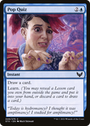 Pop Quiz (STX-049)  Foil - Strixhaven: School of Mages