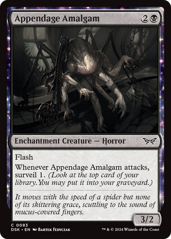 Appendage Amalgam (DSK-083)  Foil - Duskmourn: House of Horror: (enchantment)