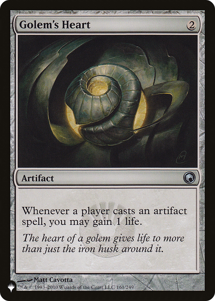 Golem's Heart (LIST-SOM-161)  - The List