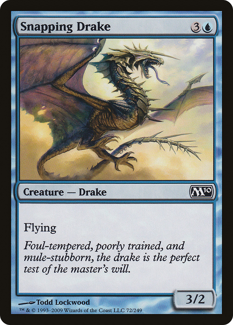 Snapping Drake (M10-072)  Foil - Magic 2010