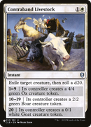 Contraband Livestock (LIST-CLB-12)  - The List