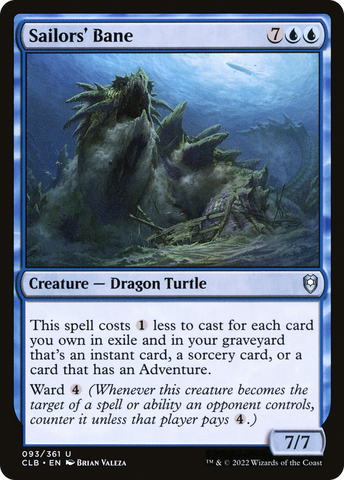 Sailors' Bane (CLB-093)  - Commander Legends: Battle for Baldur's Gate
