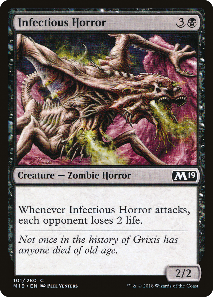Infectious Horror (M19-101)  Foil - Core Set 2019