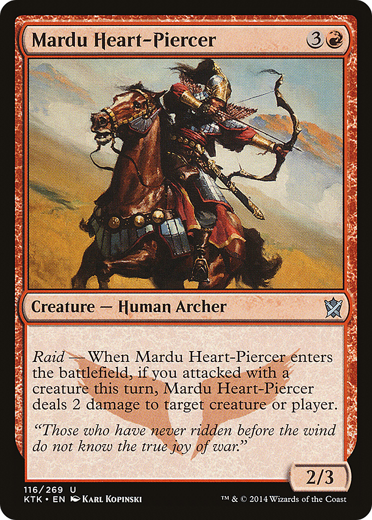 Mardu Heart-Piercer (KTK-116) - Khans of Tarkir