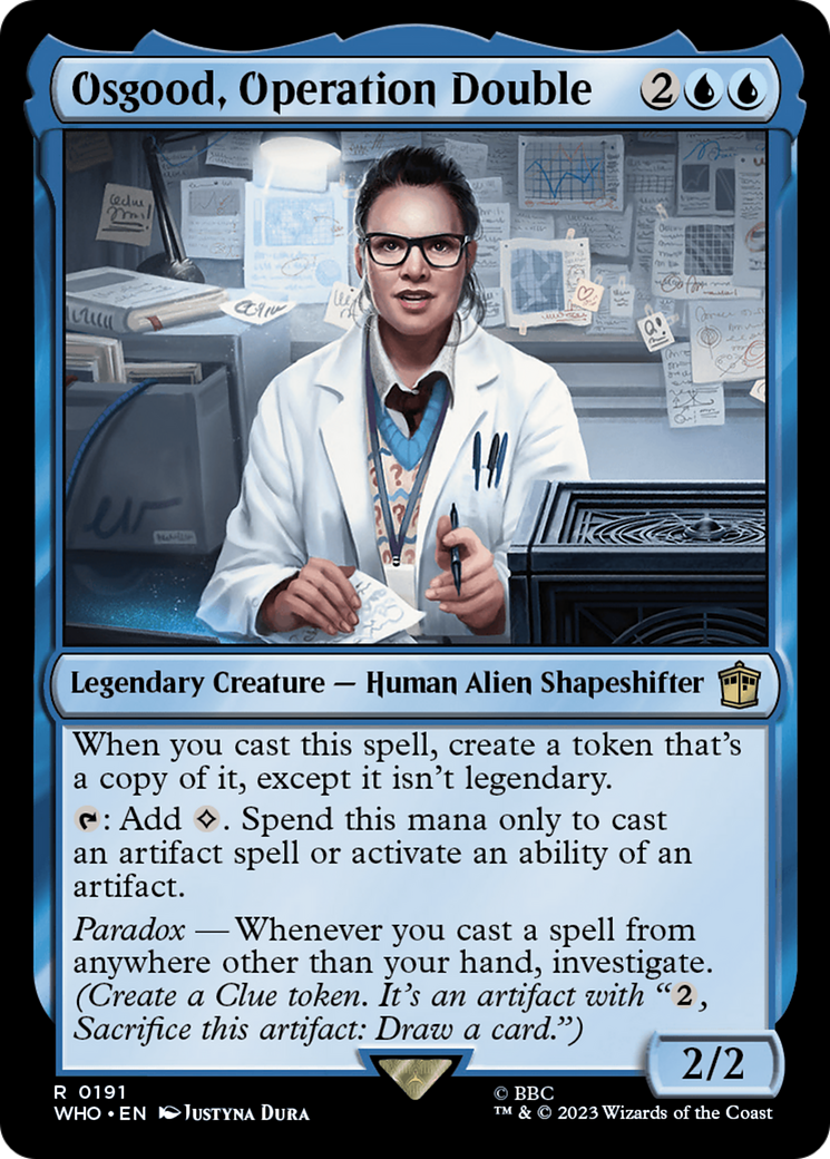 Osgood, Operation Double (WHO-191)  Foil - Doctor Who