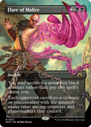 Flare of Malice (Borderless) (MH3-331)  Foil - Modern Horizons 3