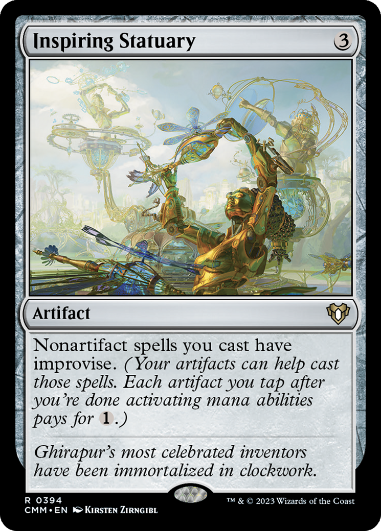 Inspiring Statuary (CMM-394)  Foil - Commander Masters