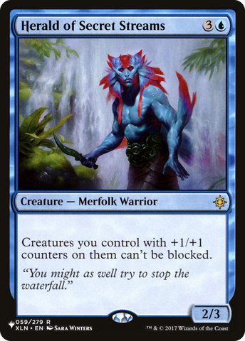 Herald of Secret Streams (LIST-059/279)  - The List