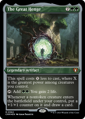 The Great Henge (CMM-562)  Etched Foil - Commander Masters