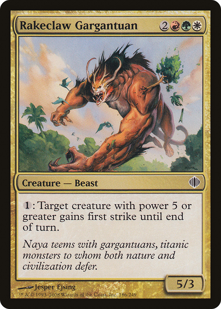 Rakeclaw Gargantuan (ALA-186)  - Shards of Alara