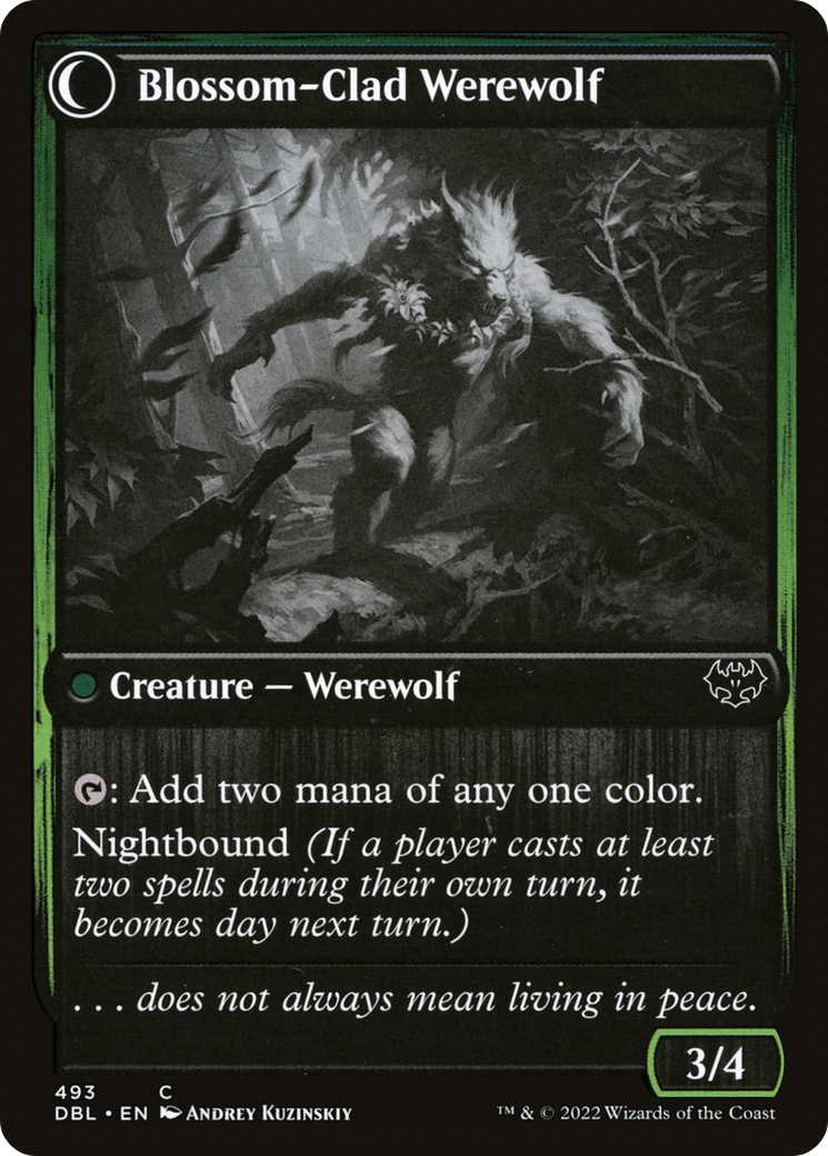Weaver of Blossoms (DBL-493)  Foil - Innistrad: Double Feature: (Double Faced Transform)