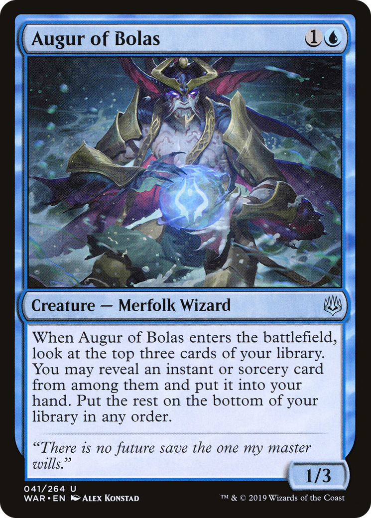 Augur of Bolas (WAR-041)  Foil - War of the Spark