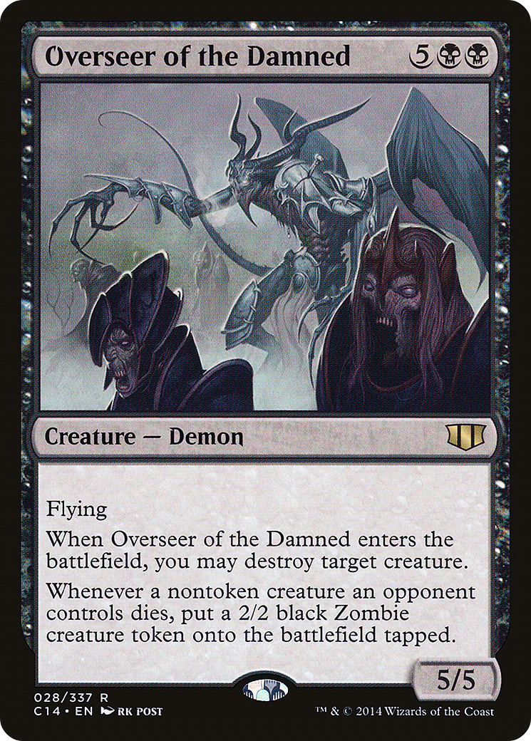 Overseer of the Damned (C14-028)  - Commander 2014