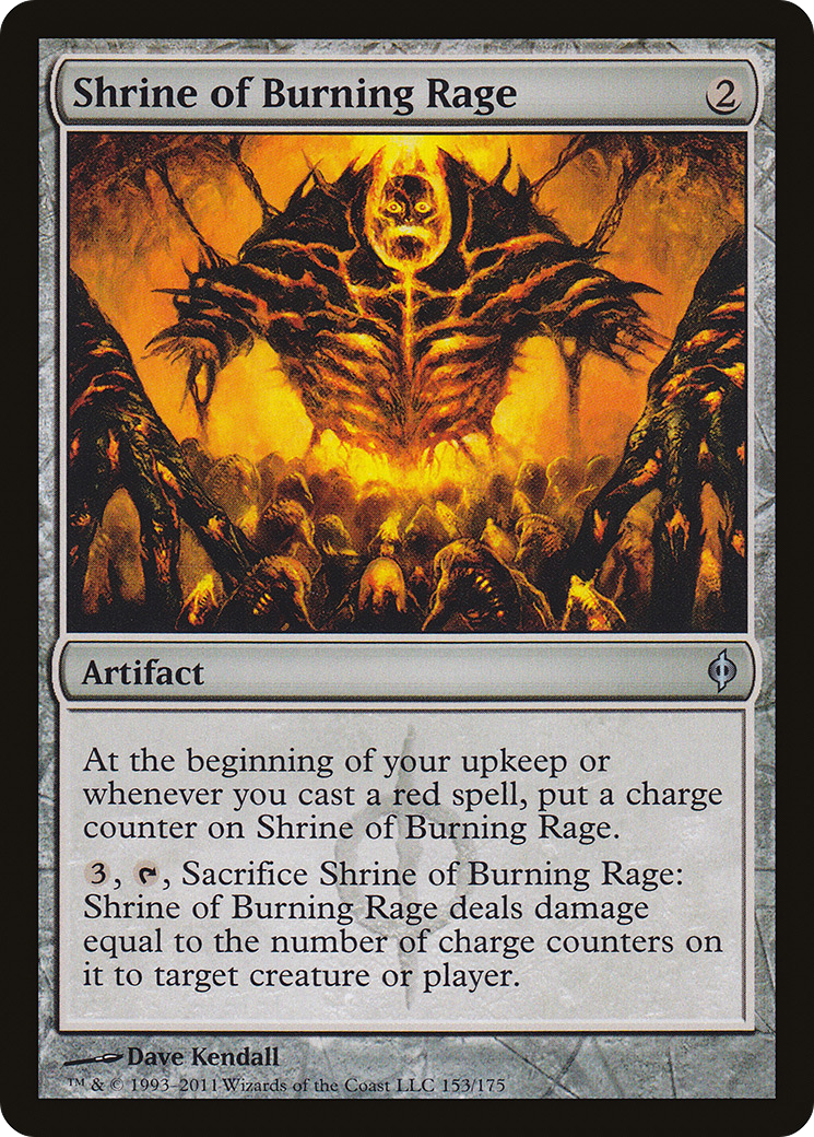 Shrine of Burning Rage (NPH-153)  - New Phyrexia