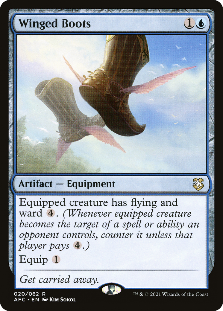 Winged Boots (AFC-020) - Adventures in the Forgotten Realms Commander