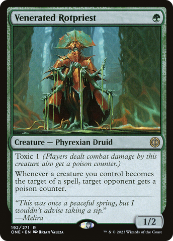 Venerated Rotpriest (ONE-192)  - Phyrexia: All Will Be One