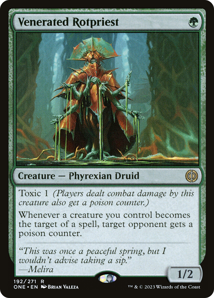 Venerated Rotpriest (ONE-192)  Foil - Phyrexia: All Will Be One