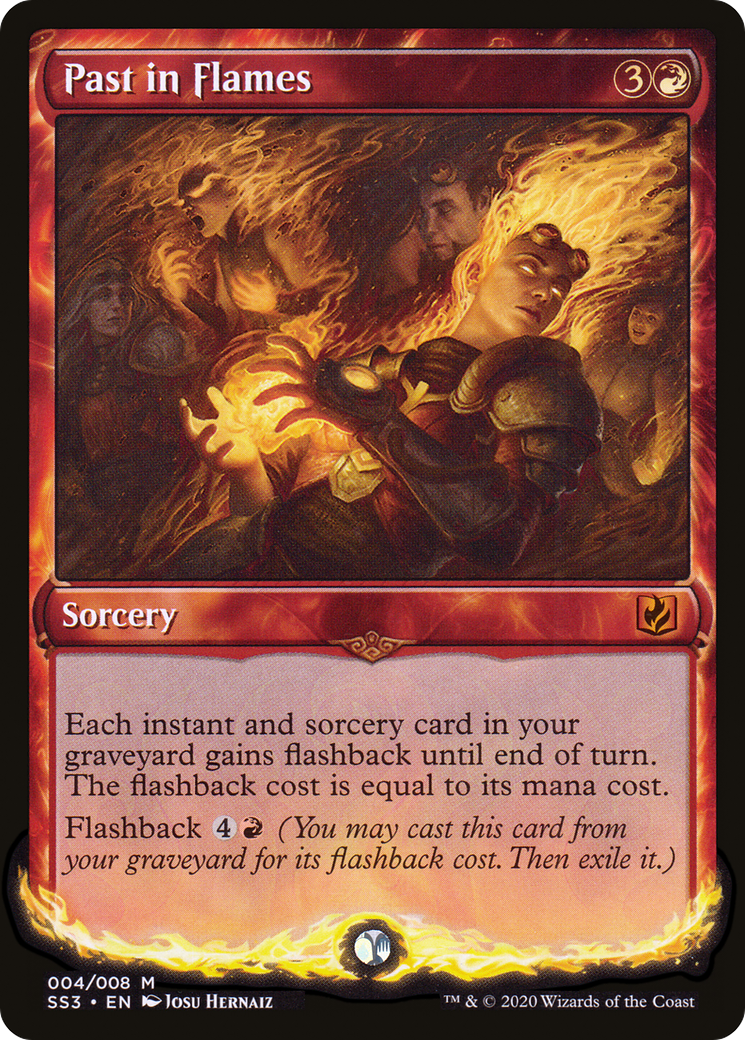 Past in Flames (SS3-004)  Foil - Signature Spellbook: Chandra