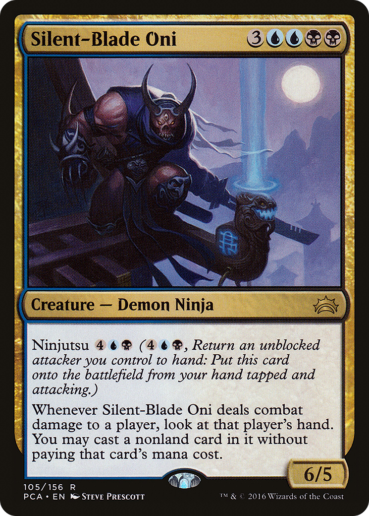 Silent-Blade Oni (PCA-105)  - Planechase Anthology