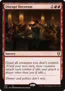 Disrupt Decorum (CLB-789)  - Commander Legends: Battle for Baldur's Gate