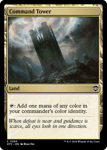 Command Tower (OTC-280)  - Outlaws of Thunder Junction Commander