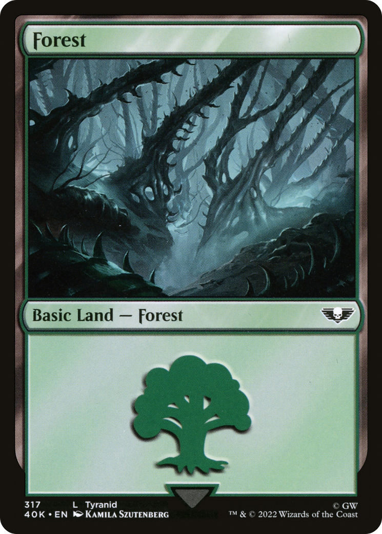 Forest (317) (40K-317)  - Warhammer 40,000 Commander