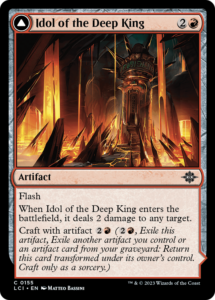 Idol of the Deep King (LCI-155)  Foil - The Lost Caverns of Ixalan