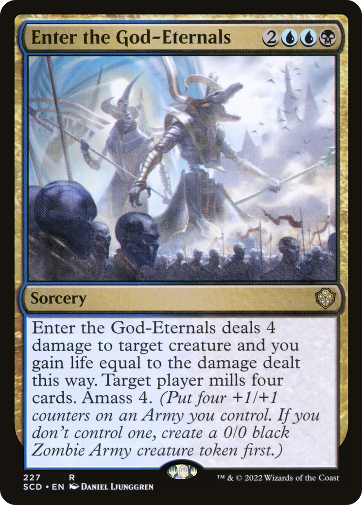 Enter the God-Eternals (SCD-227)  - Starter Commander Decks