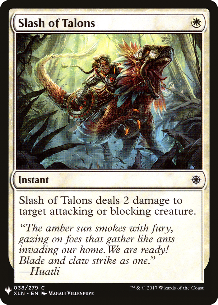 Slash of Talons (LIST-XLN-38)  - The List