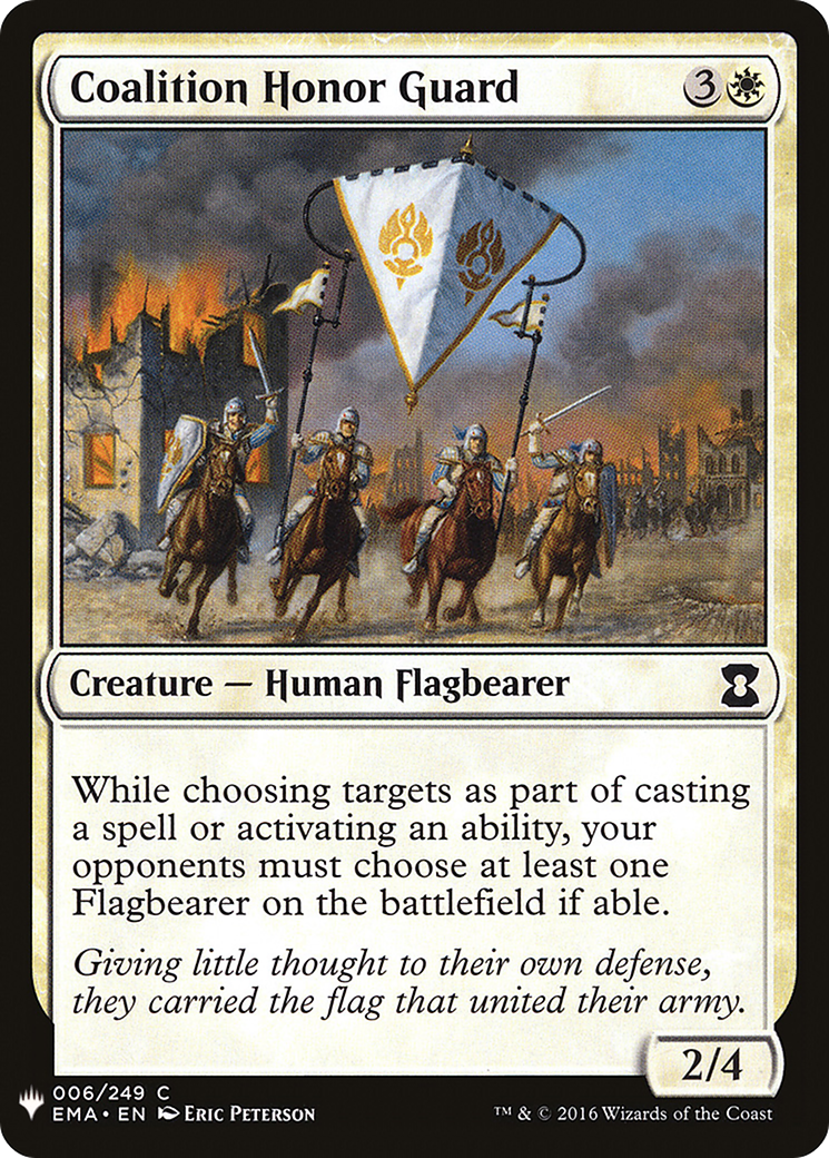 Coalition Honor Guard (LIST-EMA-6)  - The List