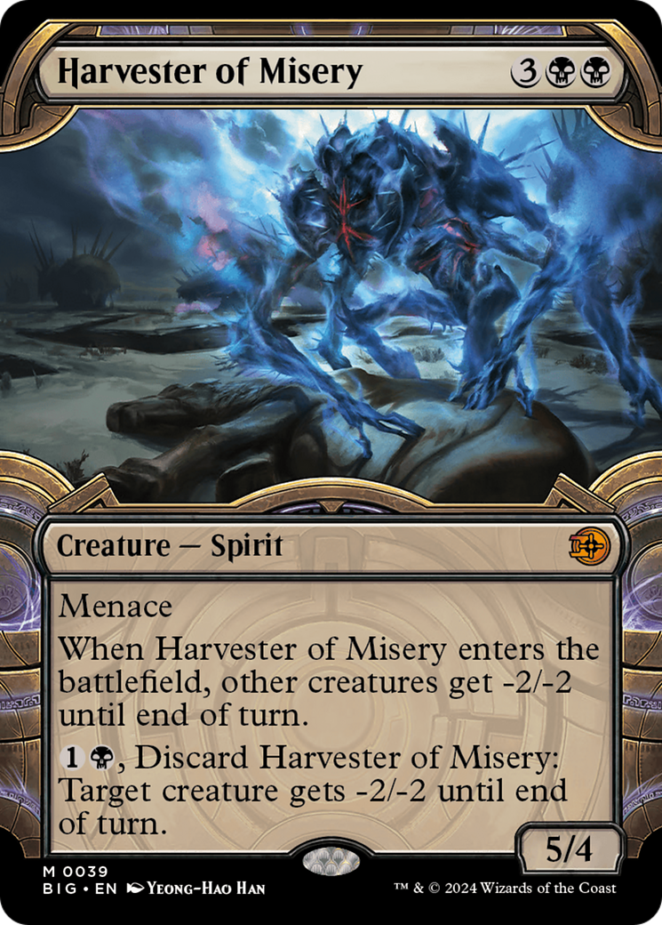 Harvester of Misery (Showcase) (BIG-039)  Foil - The Big Score: (Showcase)