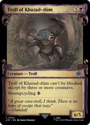 Troll of Khazad-dum (Showcase Scrolls) (LTR-562)  Foil - The Lord of the Rings: Tales of Middle-earth: (Showcase)