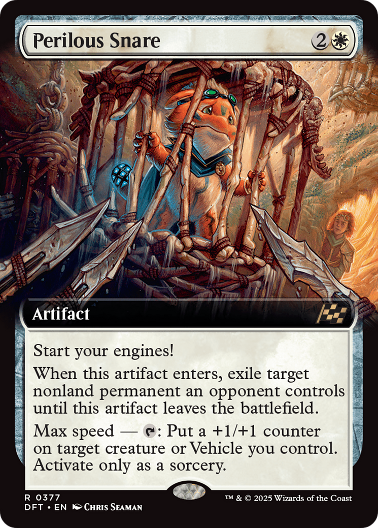 Perilous Snare (Extended Art) (DFT-377)  - Aetherdrift: (Extended Art)