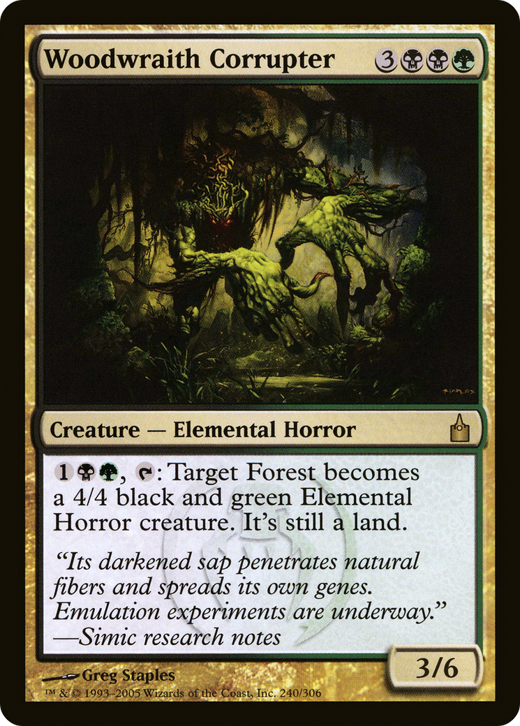 Woodwraith Corrupter (RAV-240)  - Ravnica: City of Guilds