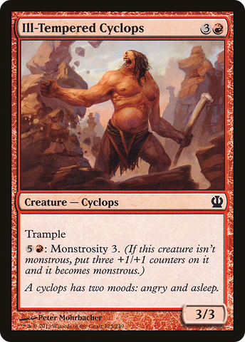Ill-Tempered Cyclops (THS-125)  Foil - Theros