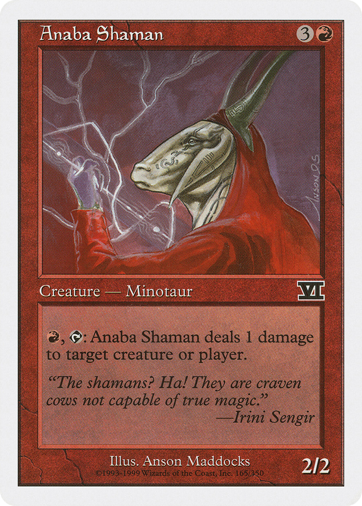 Anaba Shaman (6ED-165)  - Classic Sixth Edition