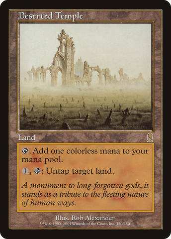 Deserted Temple (ODY-320)  Foil - Odyssey