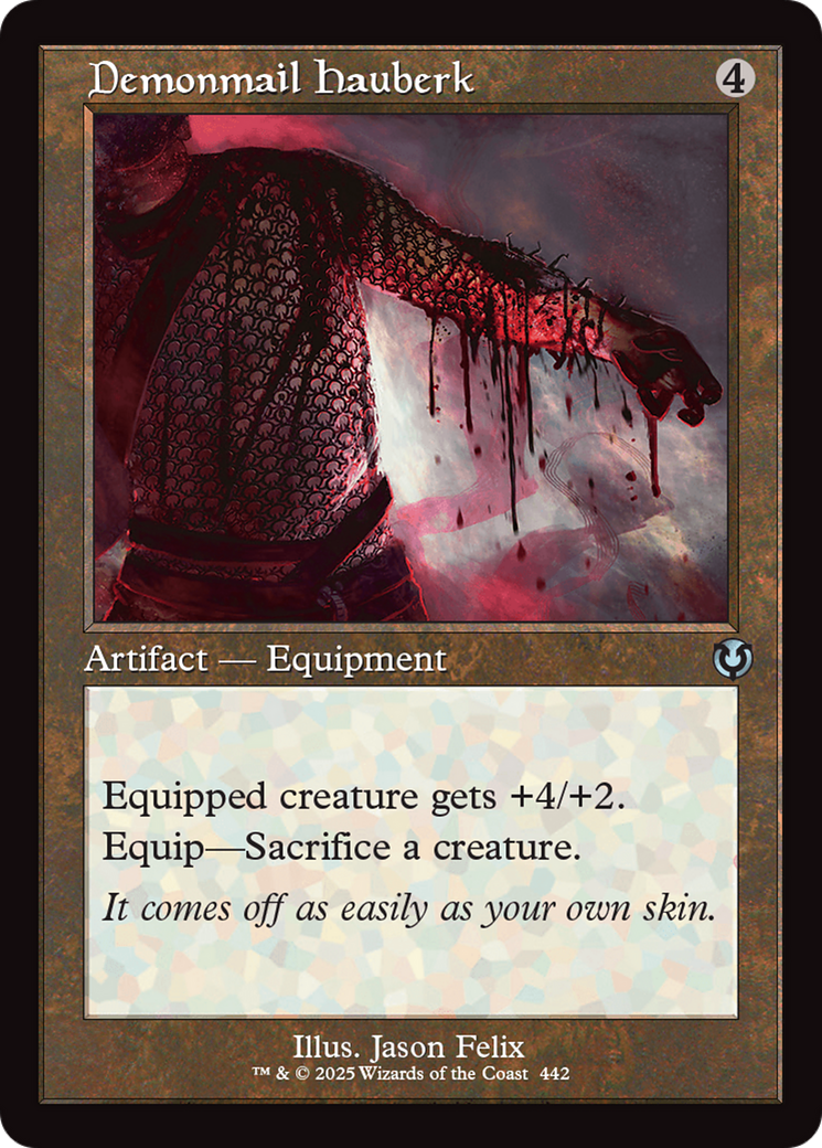 Demonmail Hauberk (Retro Frame) (INR-442)  - Innistrad Remastered