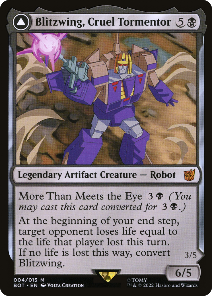 Blitzwing, Cruel Tormentor (BOT-004)  Foil - Transformers: (convertdfc)